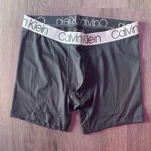 Calvin Klein Men's Dark Gray Boxer Briefs